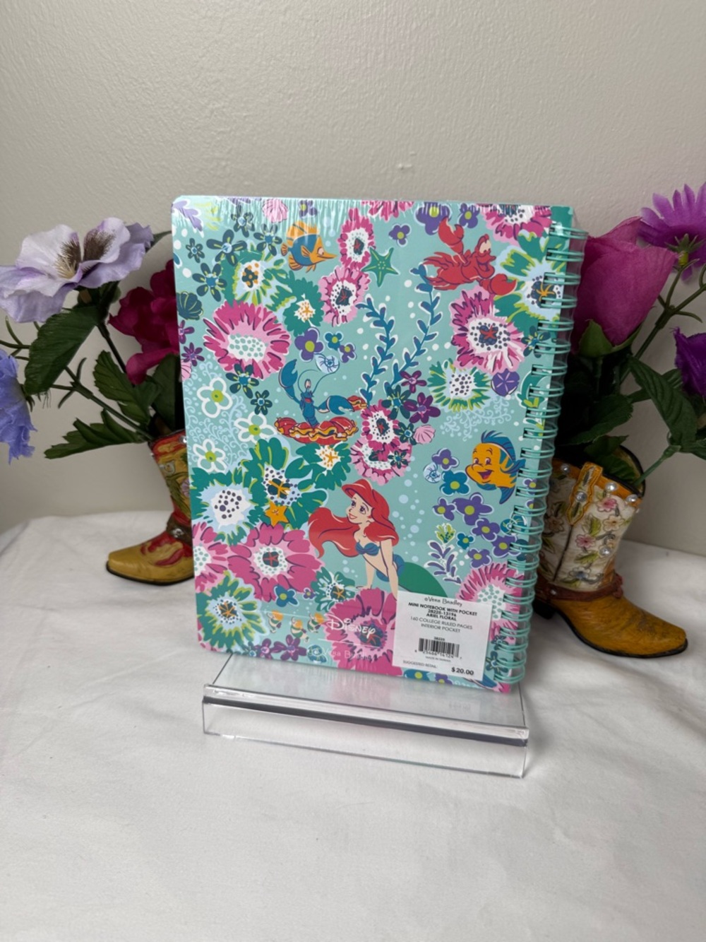 NWT Vera Bradley Ariel Floral Mini Notebook NWT Retired Pattern - Picture 2 of 3